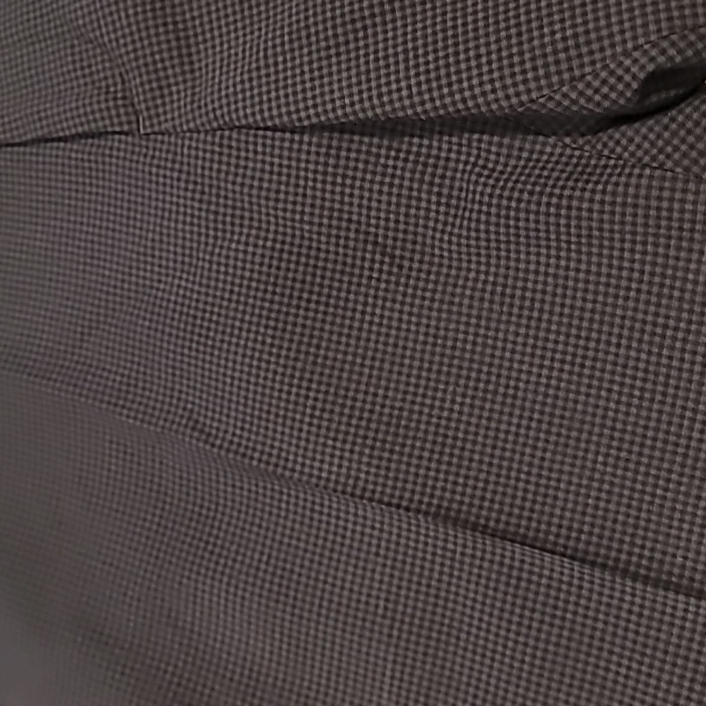 Theory Mini Check Dress Pants Navy Black 32/34 - Picture 6 of 11